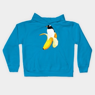 Funny Banana Penguin Kids Hoodie